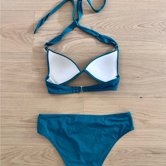 Victoria’s Secret, Swim bikini top and bottom, Emerald Green, Size S/XS - Picture 4 of 9
